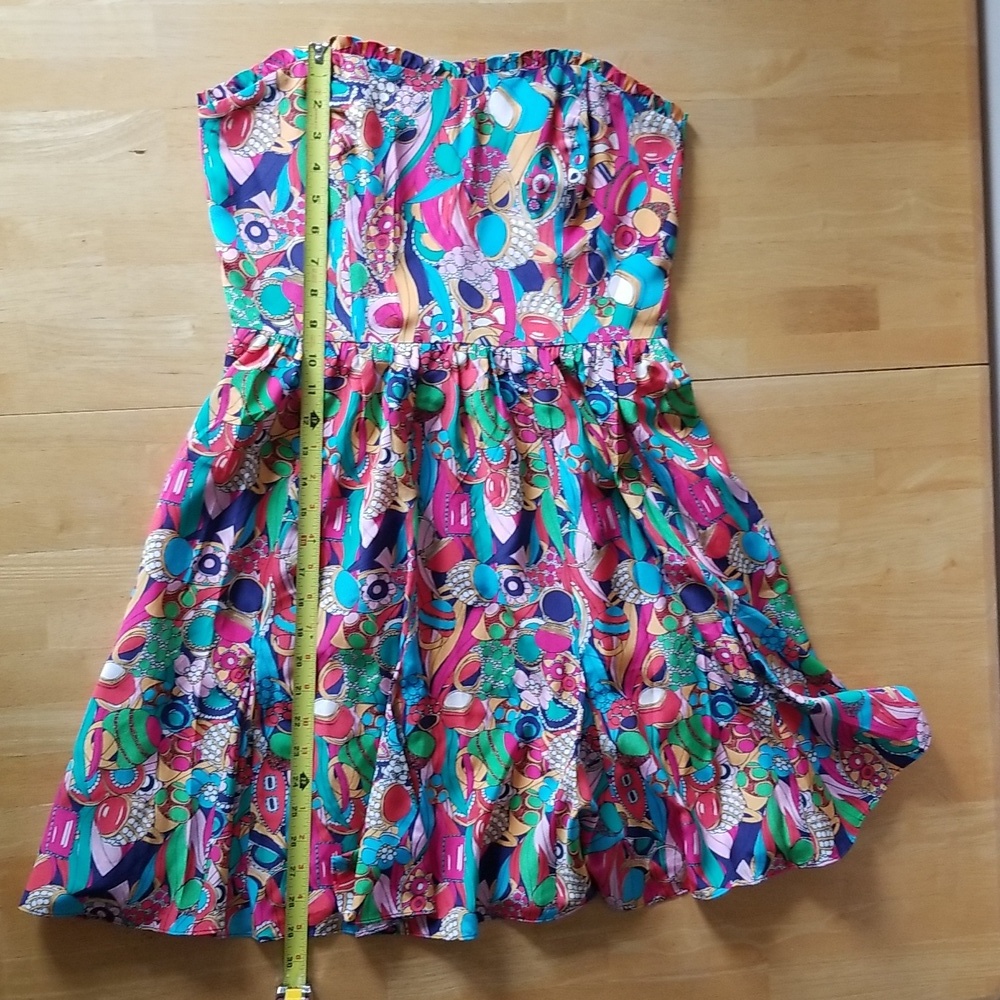 Lilly Pulitzer Silk Bling My Chimes Angie Dress Size 6 - Picture 9 of 15